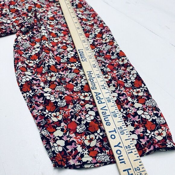 SANCTUARY Women's Floral Multicolor Midi Blouson Dress Knee Length Size 2XL - Picture 10 of 13